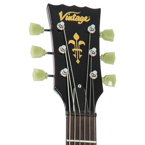 Vintage V100NBTSB ReIssued Les Paul Unbound Tobacco Sunburst sähkökitara - Aron Soitin