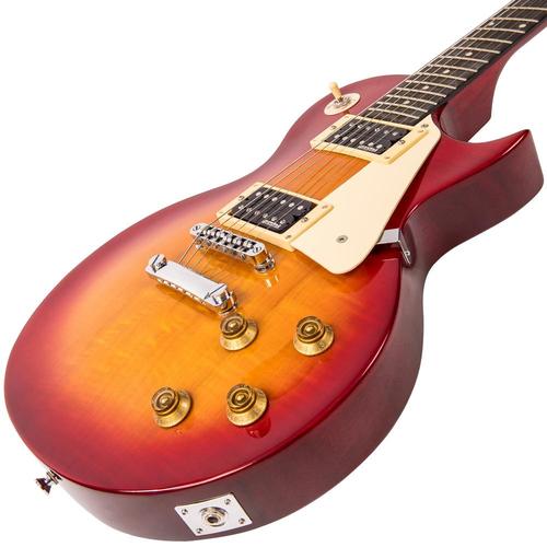 Vintage V100NBCSB ReIssued Les Paul Unbound Cherry Sunburst sähkökitara - Aron Soitin