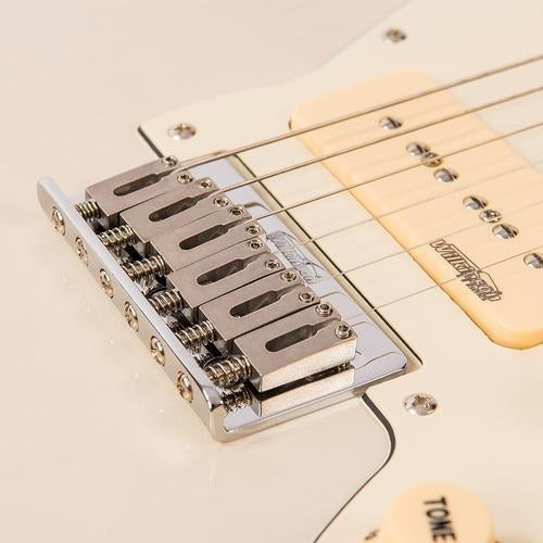 Vintage V65HBLD ReIssued Hard Tail Electric Guitar ~ Blonde - Aron Soitin