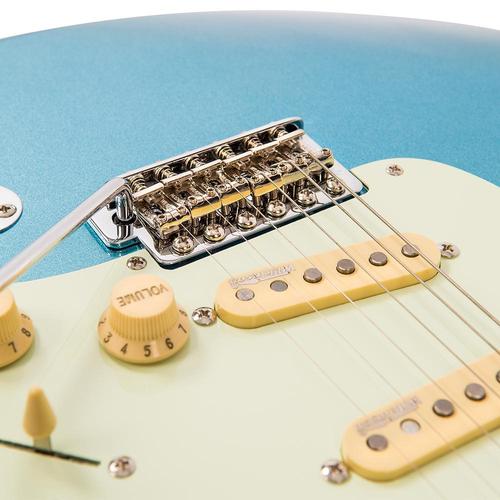 Vintage V6CAB ReIssued Electric Guitar ~ Candy Apple Blue - Aron Soitin