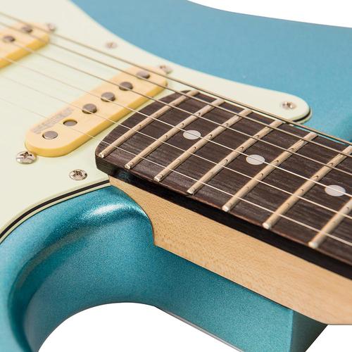 Vintage V6CAB ReIssued Electric Guitar ~ Candy Apple Blue - Aron Soitin