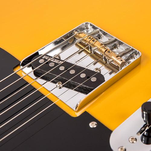 Vintage LV52BS ReIssued Electric Guitar ~ Left Hand Butterscotch - Aron Soitin
