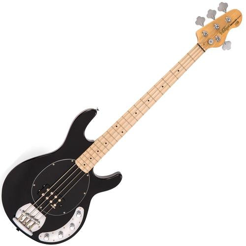 Vintage V964BLK ReIssued 4-String Active Bass ~ Black - Aron Soitin