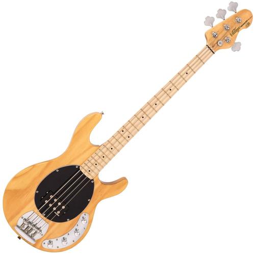 Vintage V964NAT ReIssued 4-String Active Bass ~ Natural - Aron Soitin