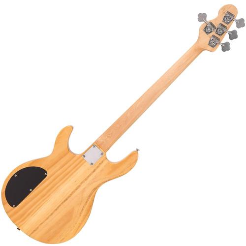 Vintage V964NAT ReIssued 4-String Active Bass ~ Natural - Aron Soitin