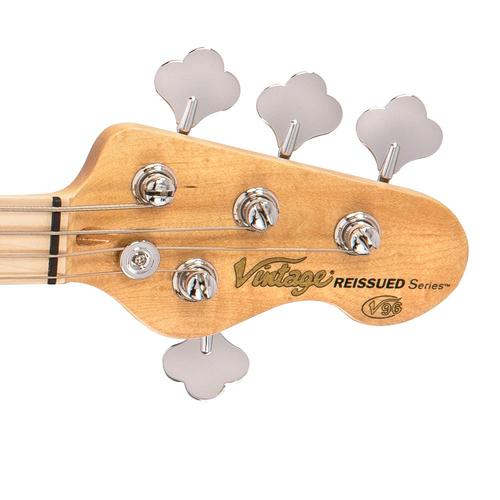 Vintage V964NAT ReIssued 4-String Active Bass ~ Natural - Aron Soitin