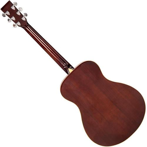 Vintage LHV300OFT akustinen folk-kitarasetti ~ vasenkätinen ~ Natural - Aron Soitin