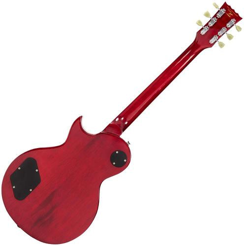 Vintage V100TWR ReIssued Les Paul Flamed Trans Wine Red sähkökitara - Aron Soitin