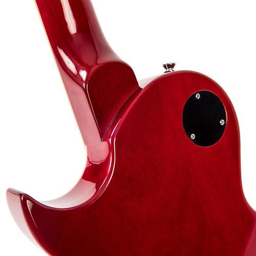 Vintage V100TWR ReIssued Les Paul Flamed Trans Wine Red sähkökitara - Aron Soitin