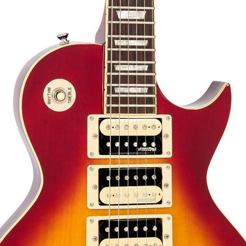 Vintage V1003CSB ReIssued Les Paul Cherry Sunburst sähkökitara - Aron Soitin