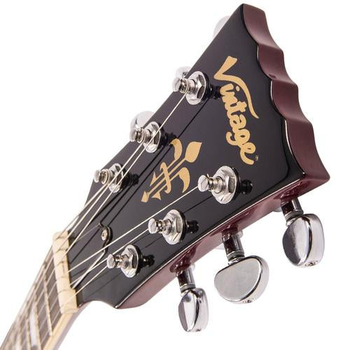 Vintage V1003CSB ReIssued Les Paul Cherry Sunburst sähkökitara - Aron Soitin