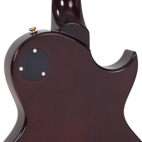 Vintage LV100TSB ReIssued Les Paul Tobacco Sunburst vasenkätinen sähkökitara - Aron Soitin
