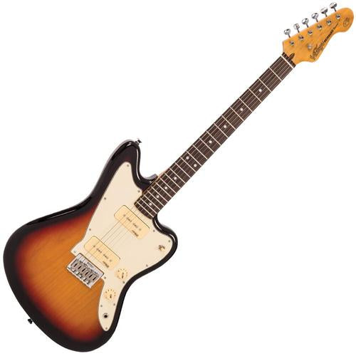 Vintage V65HTSB ReIssued Hard Tail Electric Guitar ~ Tobacco Sunburst - Aron Soitin