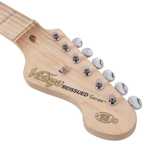 Vintage V58JDAB Jerry Donahue ReIssued Electric Guitar ~ Ash Blonde - Aron Soitin