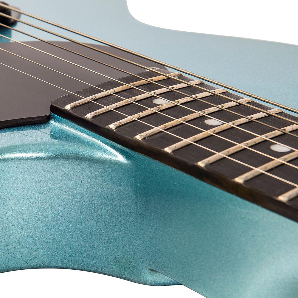 Vintage V120 ReIssued Electric Guitar ~ Gun Hill Blue - Aron Soitin