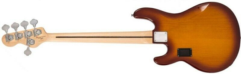 Vintage V965TSB ReIssued 5-String Active Bass ~ Flamed Tobacco Sunburst - Aron Soitin