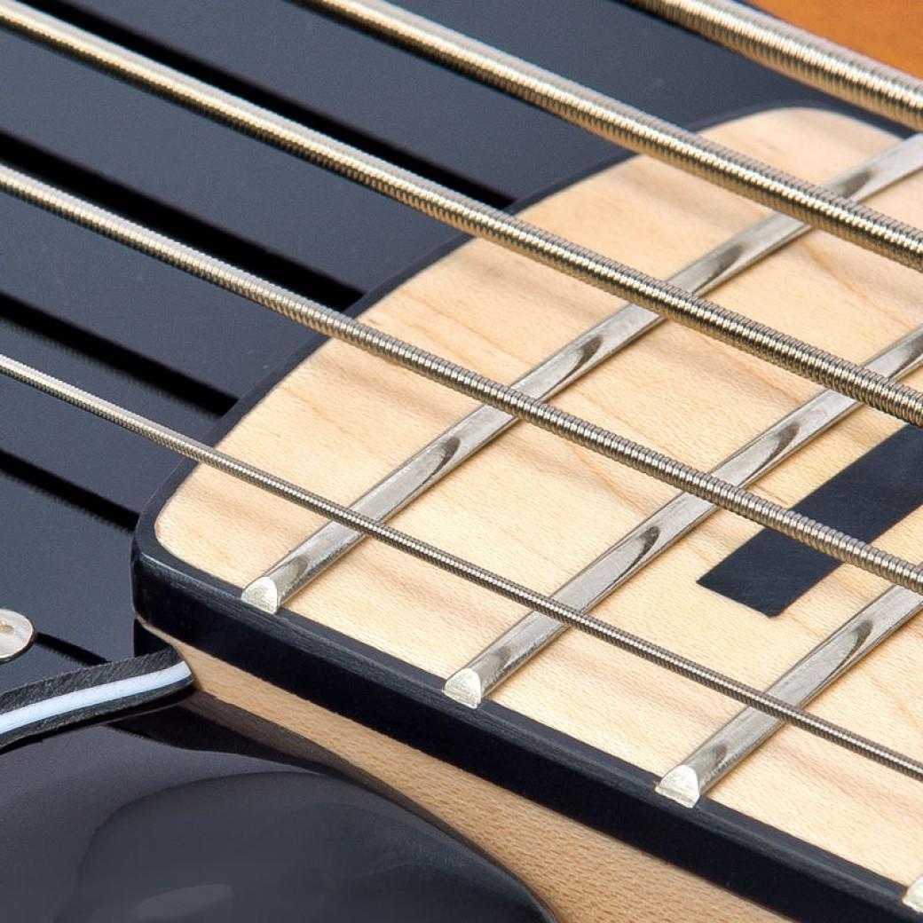 Vintage VJ75MSSB ReIssued Maple Fingerboard Bass Guitar ~ 5-String ~ Sunburst - Aron Soitin