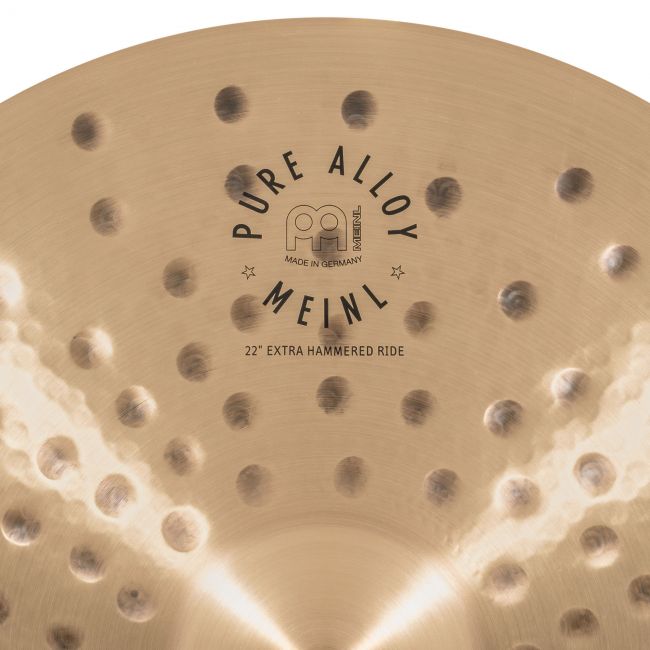 Meinl Pure Alloy 22" Extra Hammered Ride - Aron Soitin