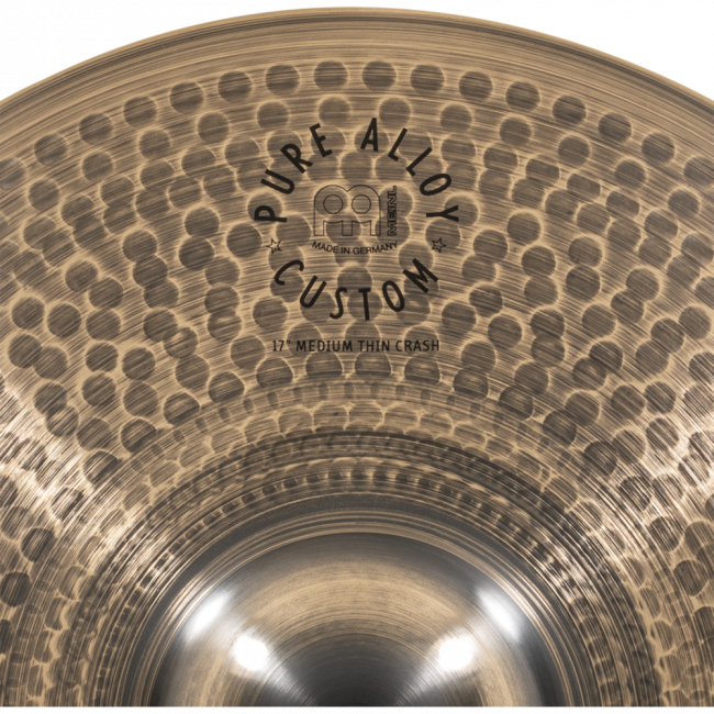 Meinl 17" Pure Alloy Custom Medium Thin Crash - Aron Soitin
