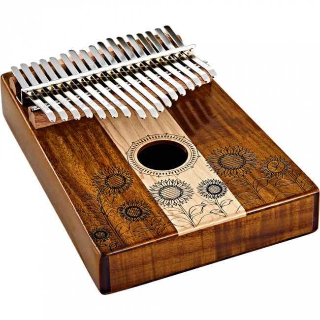 Sonic Energy Sound Hole Kalimba Maple & Acacia - Aron Soitin