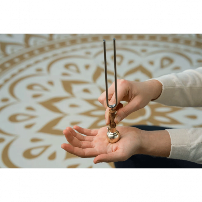 Meinl Sonic Energy ääniraudan Vibration Foot medium, kulta - Aron Soitin