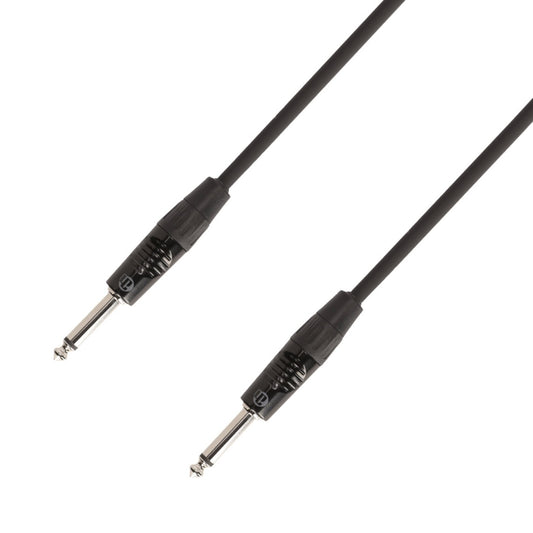 Adam Hall Instrument Cable 4.5 m, black with Rean® TS Plugs (in store!)