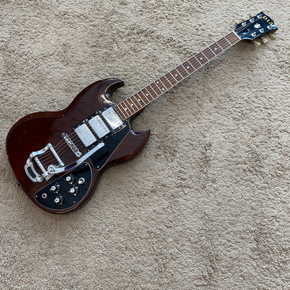 Dia SG-Style Electric Guitar – 1970s Japan, 3 Humbuckers, Vibrola (used)