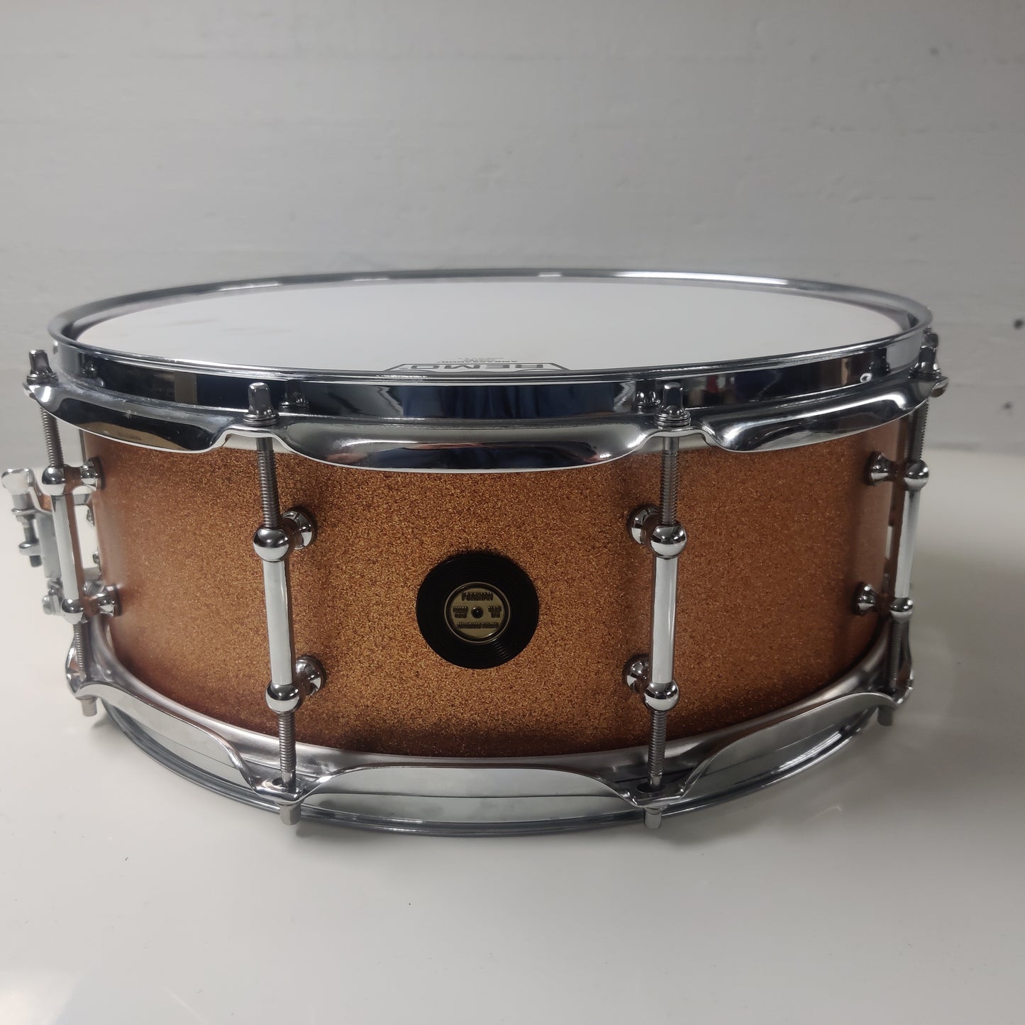Porthan Solid Oak 14x5.5 Champagne Sparkle lacquer - Aron Soitin