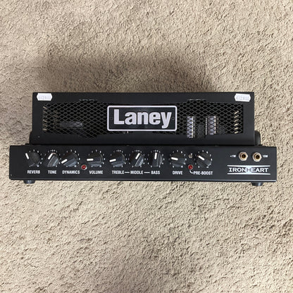 Laney Ironheart IRT15H guitar amp head (demo)