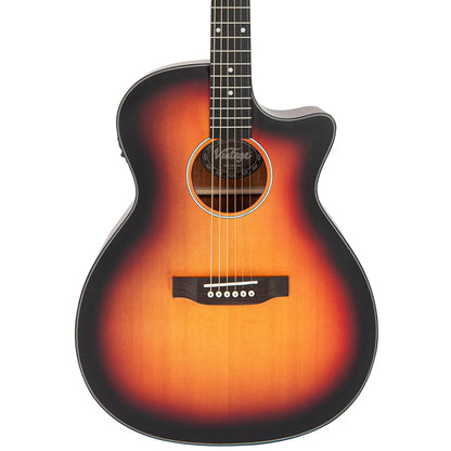 Vintage Stage Series 'Grand' Cutaway Electro-Acoustic Guitar - Aron Soitin