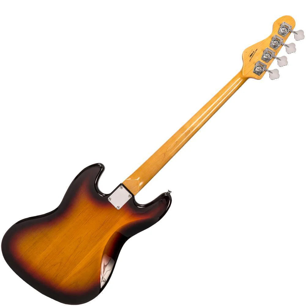 Vintage VJ74 ReIssued Bass ~ Sunset Sunburst - Aron Soitin