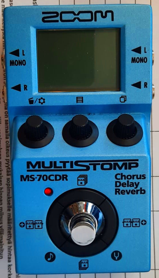 Zoom Multistomp MS-70CDR pedal (used) - Aron Soitin