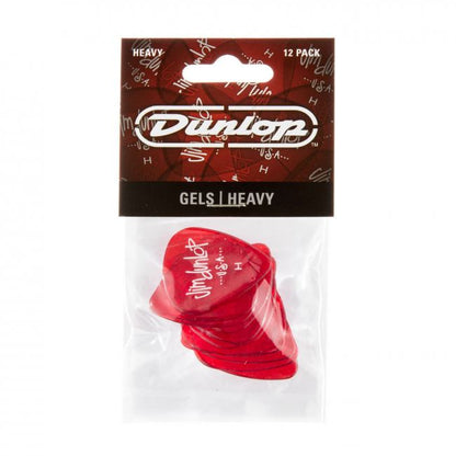 Dunlop Gels Red Heavy plektralajitelma - Aron Soitin