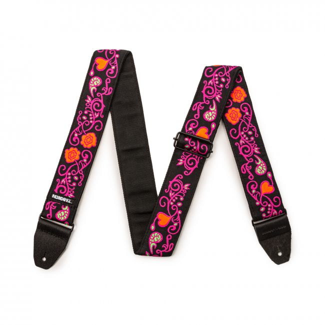 Dunlop Jimi Hendrix Blacklight Monterey Pink  hihna - Aron Soitin