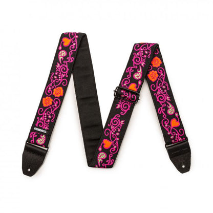 Dunlop Jimi Hendrix Blacklight Monterey Pink  hihna - Aron Soitin