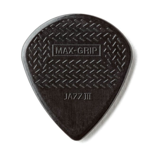 Dunlop Max-Grip Jazz III XL Stiffo -plektrat, 6kpl