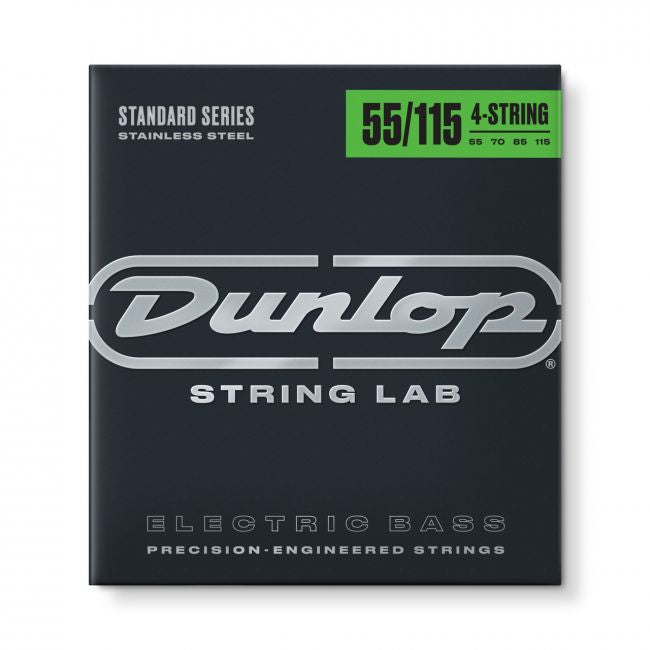Dunlop 55-145t 5-kielisen basson kielet, Stainless Steel