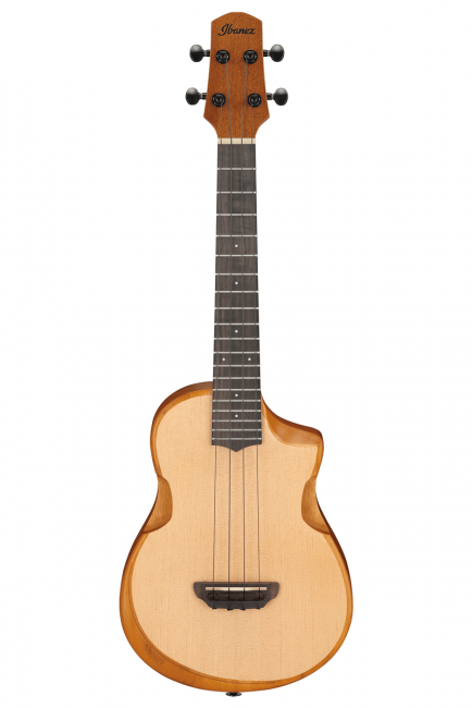 Ibanez AUT10-OPN ukulele, pussilla - Aron Soitin