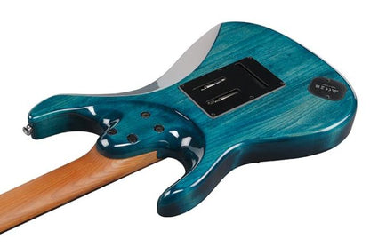 Ibanez AZ447P1QM-COB 7-kielinen sähkökitara pussilla