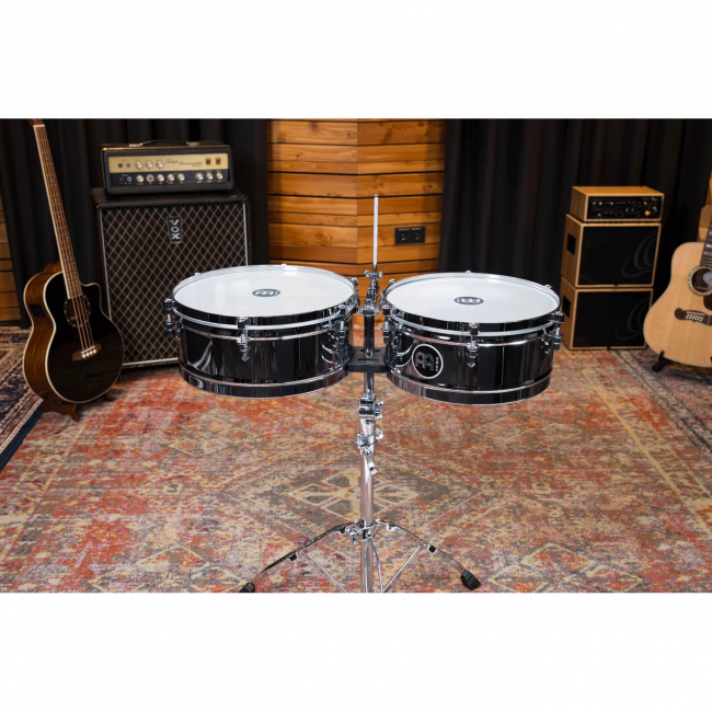 Meinl Marathon-sarjan chrome timbales setti - Aron Soitin