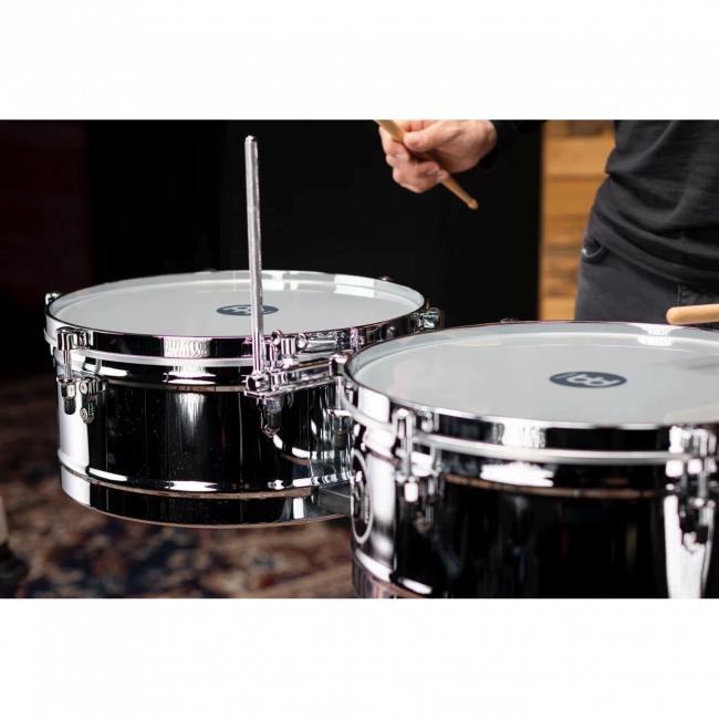 Meinl Marathon-sarjan chrome timbales setti - Aron Soitin