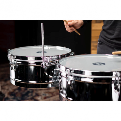 Meinl Marathon-sarjan chrome timbales setti - Aron Soitin