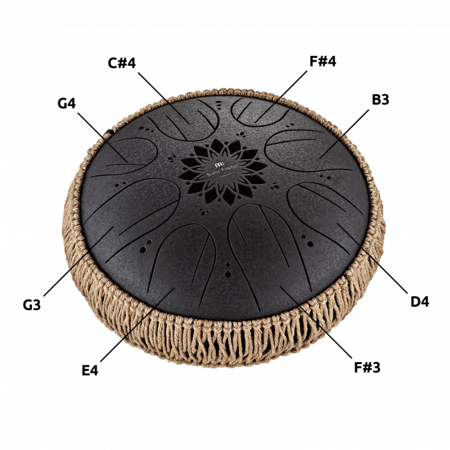 MEINL Sonic Energy Medium Octave Steel Tongue Drum 10",