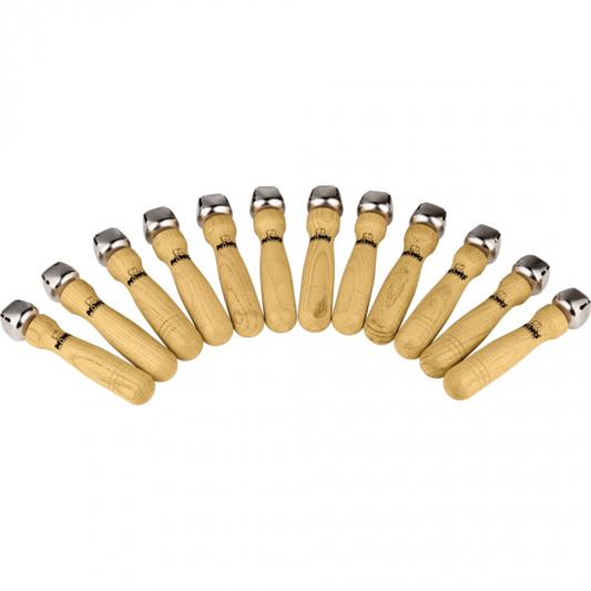 Nino Percussion Bell Stick Set (sauvakulkunen) - 12 kpl