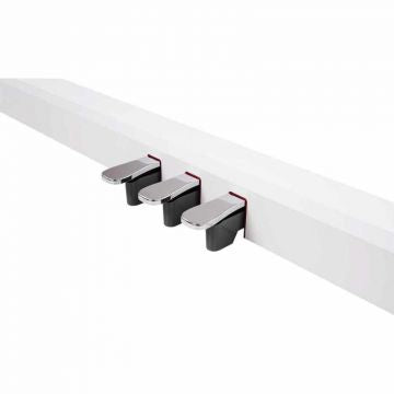 NUX NPS-1 Pianojalusta ja pedaalipalkki Valkoinen