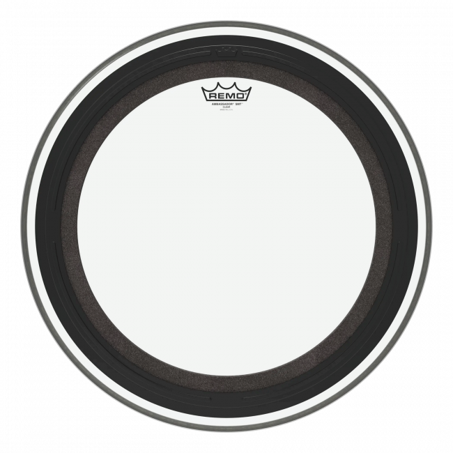 Remo 22" Ambassador SMT Clear Bassorummun kalvo - Aron Soitin