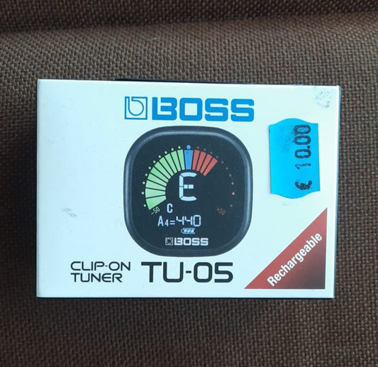 Boss TU-05 rechargeable clip on tuner (used)