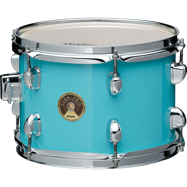 Tama Club Jam Aqua Blue telineillä ja tuolilla