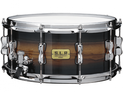 Tama S.L.P. Feat. Hybrid Bubinga & maple w/zebrawood ulkok.