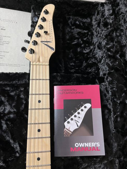 Tom Anderson Pro Am Satin Voodoo Blue - Aron Soitin